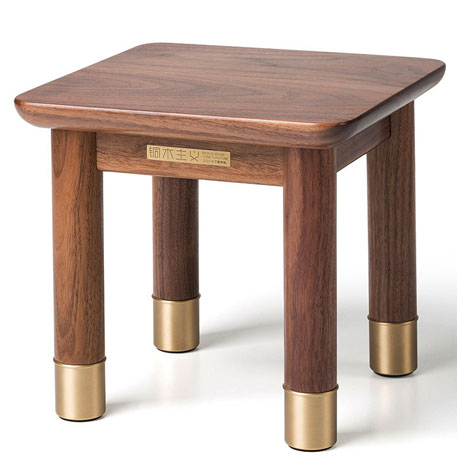 Tongshifu Small Table and Stool Set Black Walnut