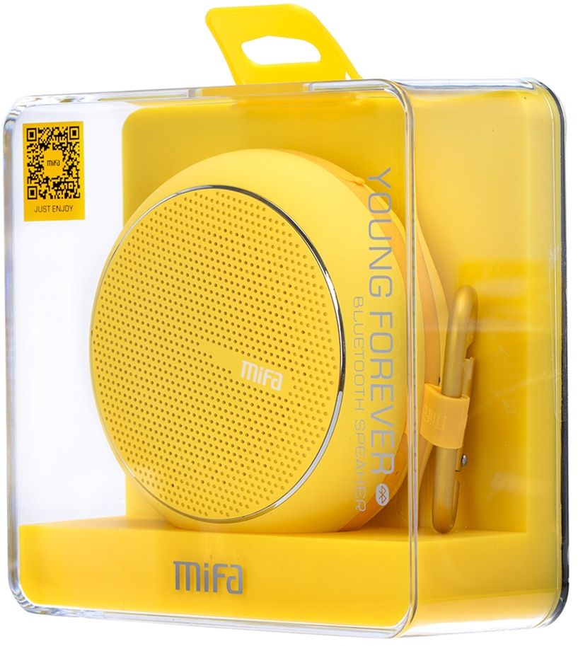 MiFa Outdoor Bluetooth Speaker Yellow