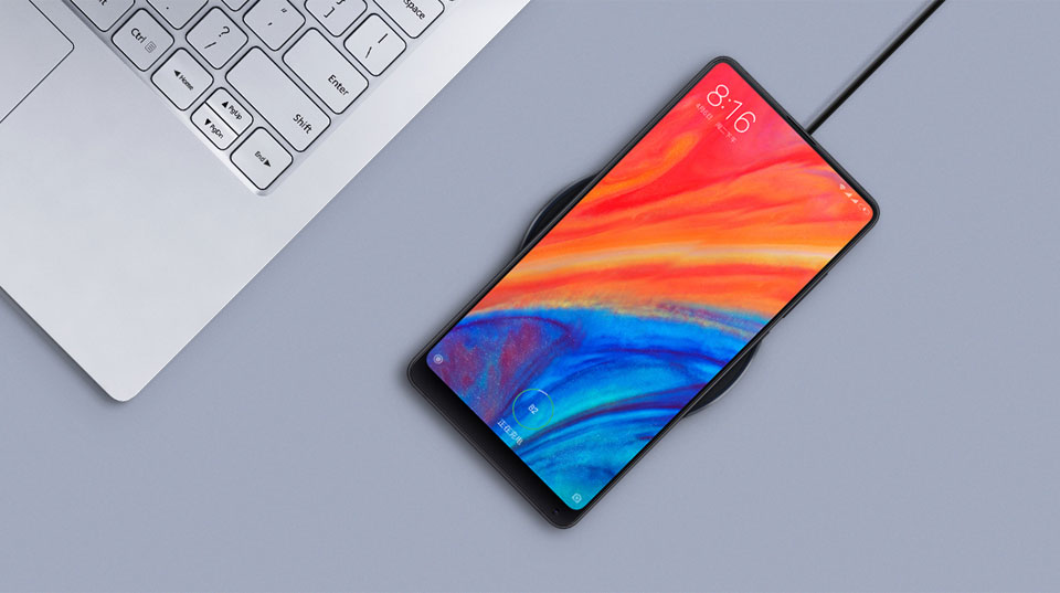 Mi Wireless Charger charges Mi MIX 2S