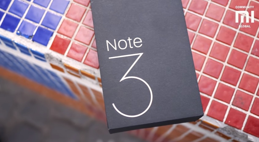 Xiaomi Mi Note 3 Package Box