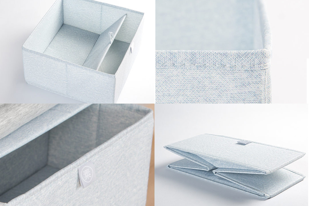 Xiaomi Nature Household 6 Piece Fabric Storage Bin Set Compact & Foldable