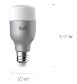 strottenhoofd Afleiding George Hanbury Yeelight Smart LED Bulb IPL E27: full specifications, photo |  MIOT-Global.com