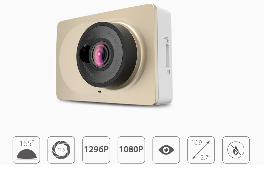 YI Technology YI Smart Dash Camera (Gray) 89006 B&H Photo Video