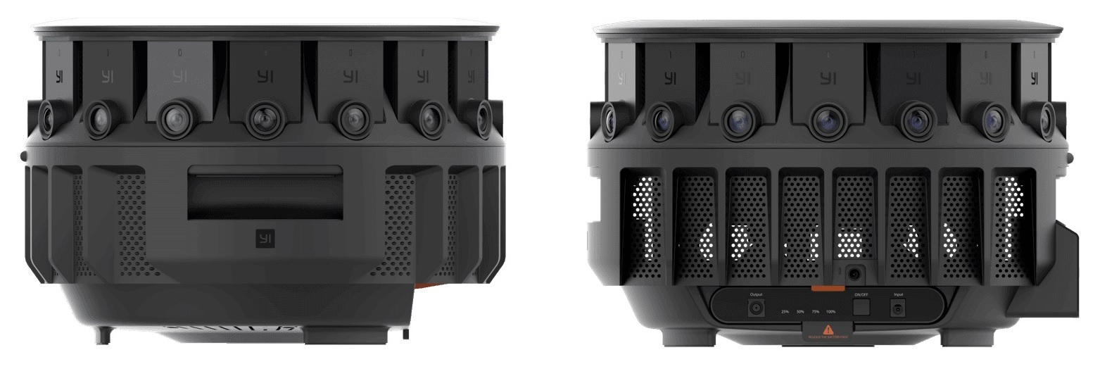 Xiaomi Yi Halo 3D 360° VR Camera Front and Back